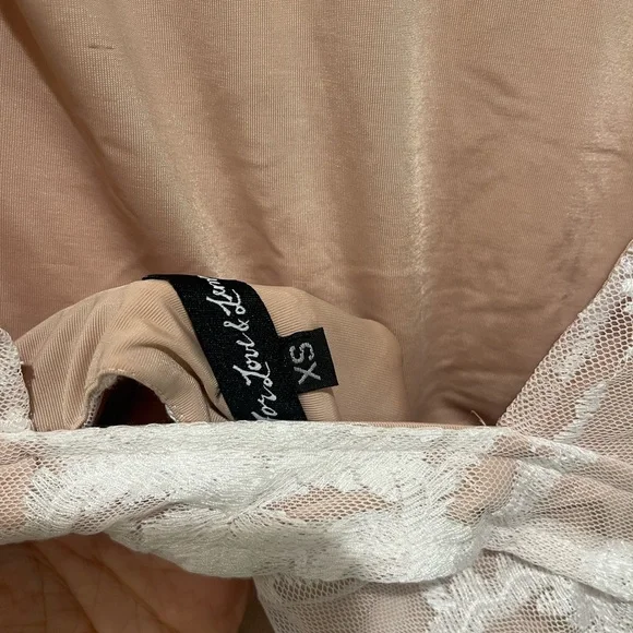 For Love And Lemons White Lace Overlay Dress - Picture 7 of 7